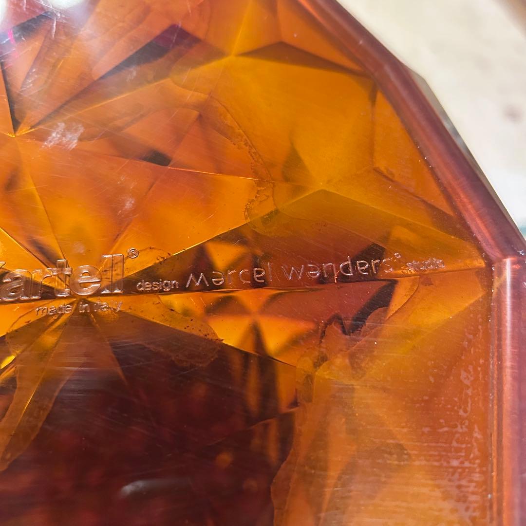 Kartell STONE スツール アンバー Marcel Wanders