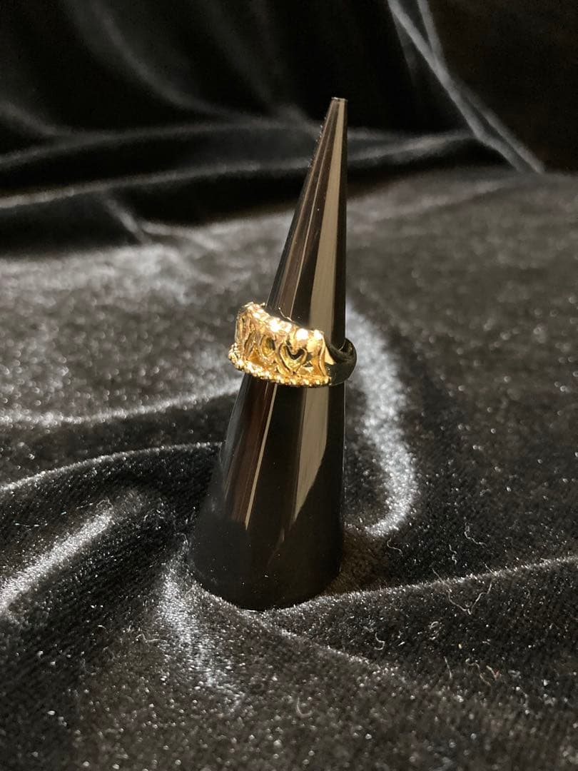 ④王冠RING小 真鍮