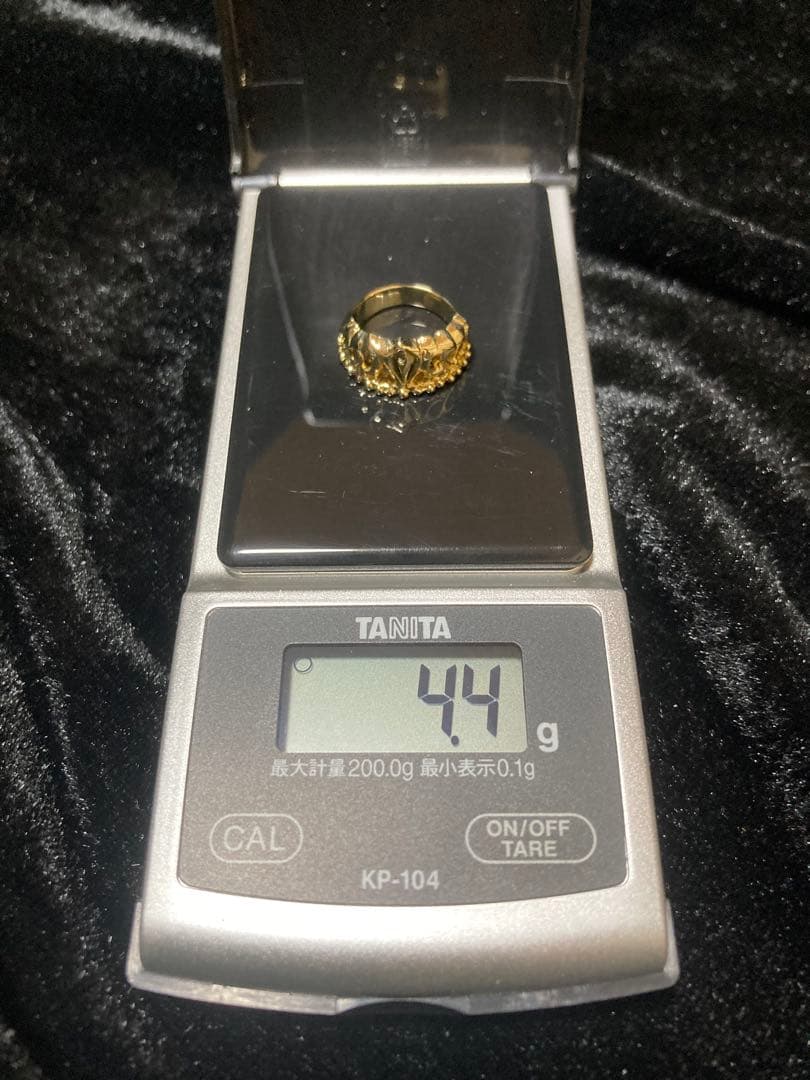 ④王冠RING小 真鍮