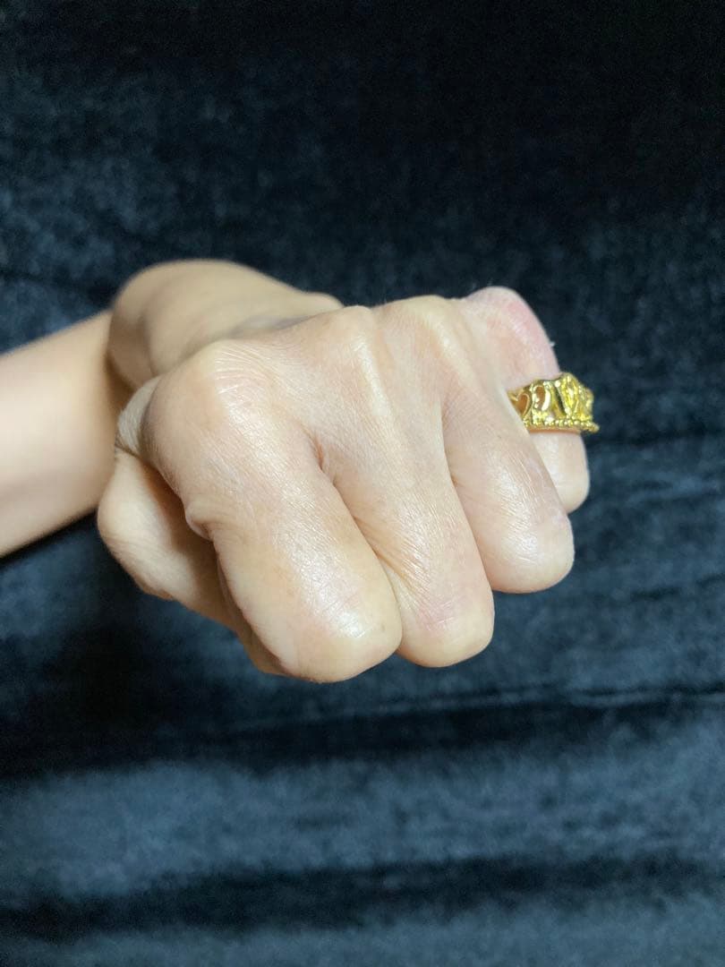 ④王冠RING小 真鍮