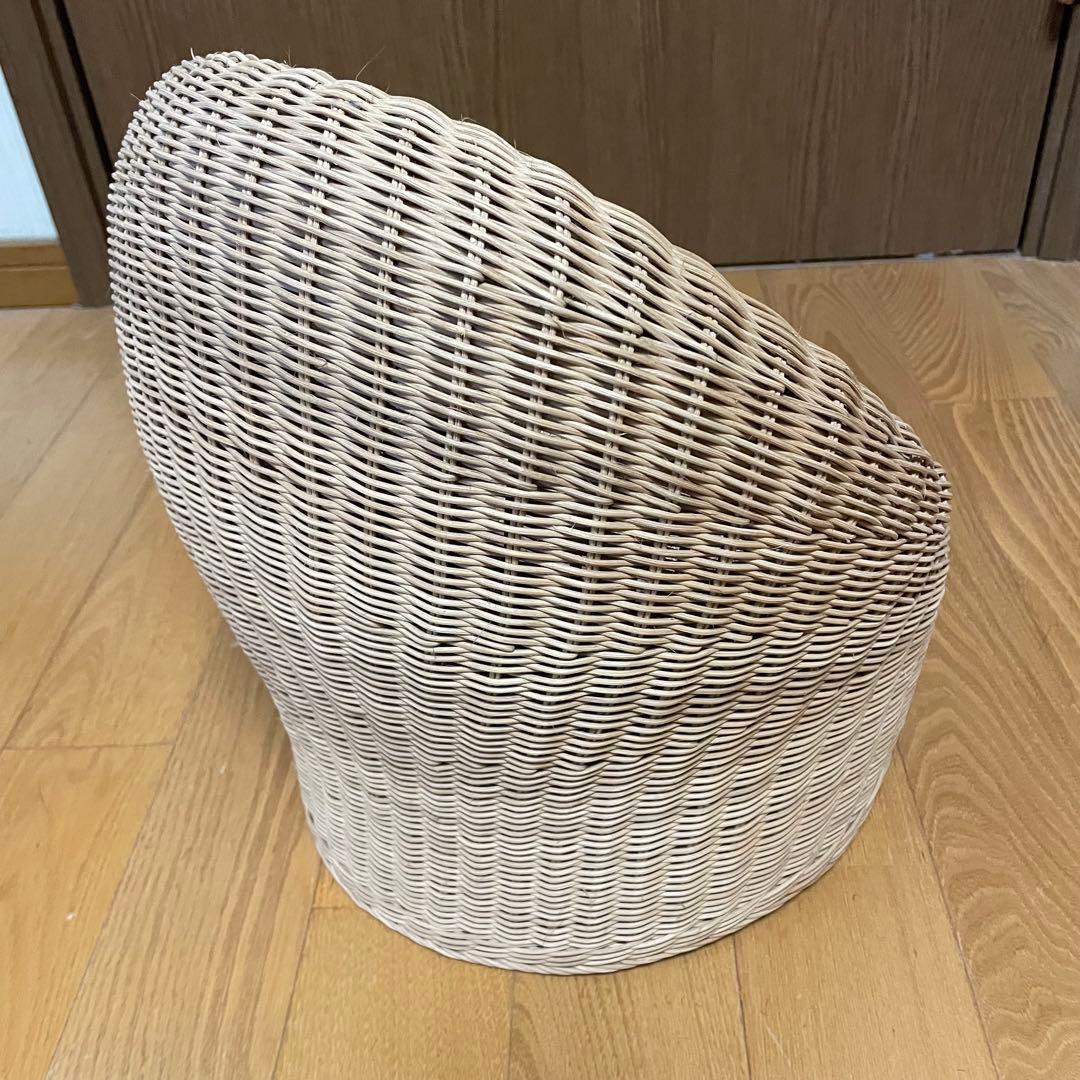 ラタン　椅子　編み込み　チェア
