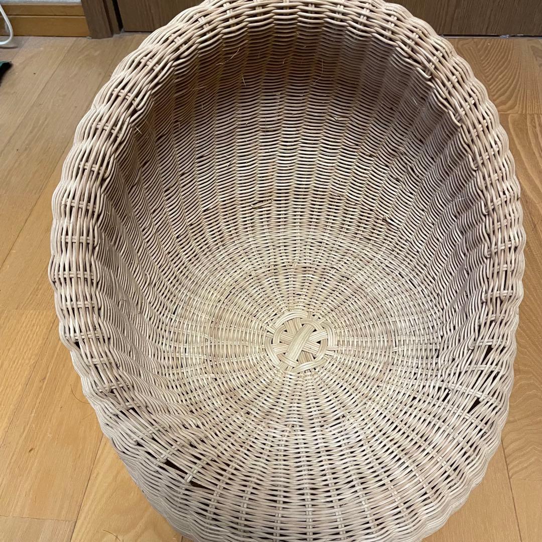 ラタン　椅子　編み込み　チェア