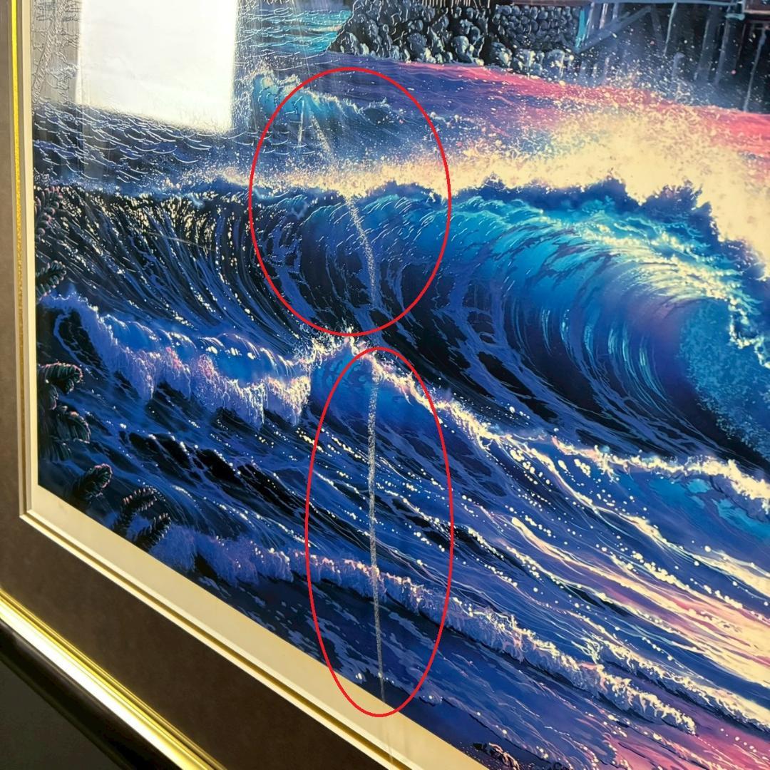 クリスチャン・ラッセン「ラハイナスターライトⅡ」大作 ミクスド