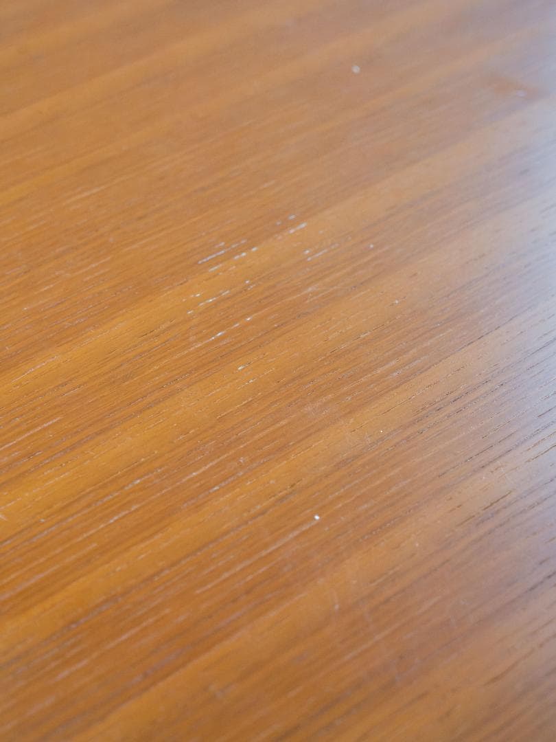 フクダクラフト　90年代 天然木円卓　折りたたみ　モダン ラウンド ローテーブル