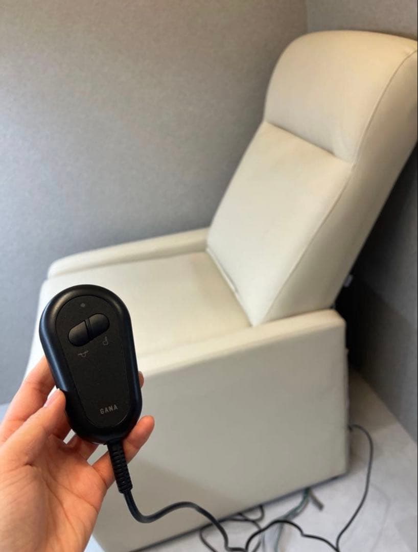 【GANA】電動リクライニングチェア シエロ plus ＜ヌードベージュ＞