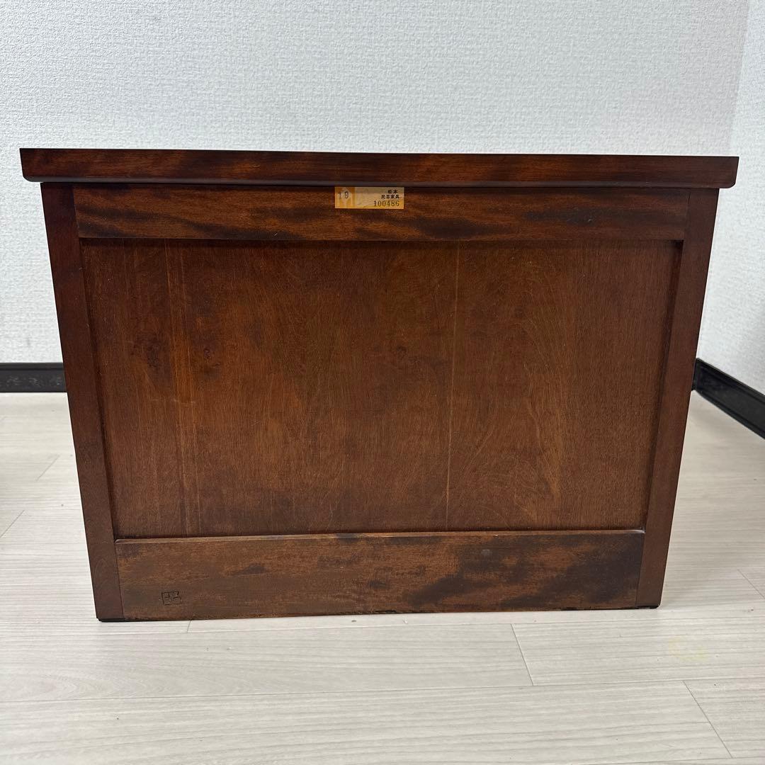 希少品 松本民芸家具 立体的なデザイン 水目桜 小箪笥 ミニチェスト※i4※