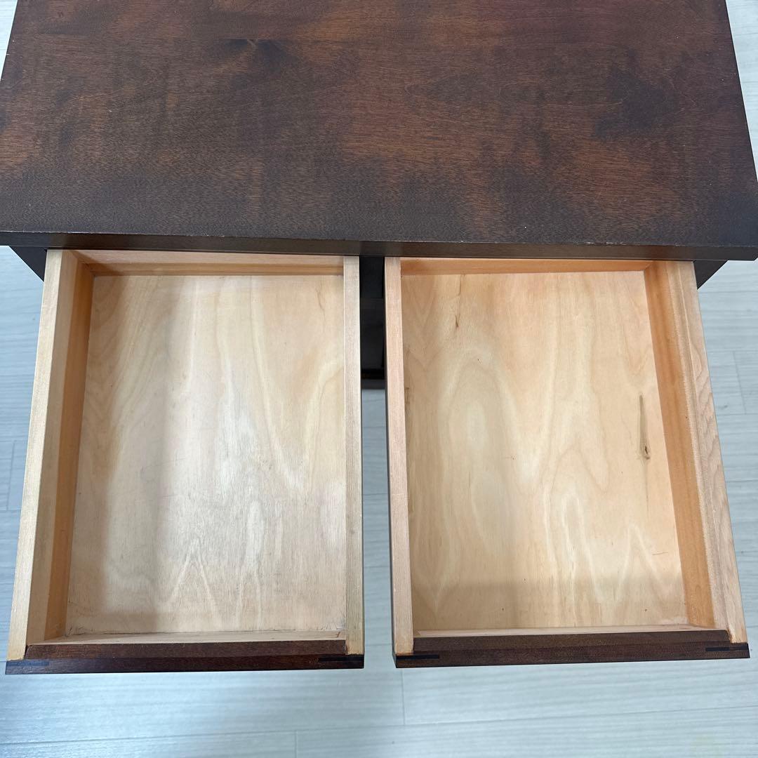 希少品 松本民芸家具 立体的なデザイン 水目桜 小箪笥 ミニチェスト※i4※