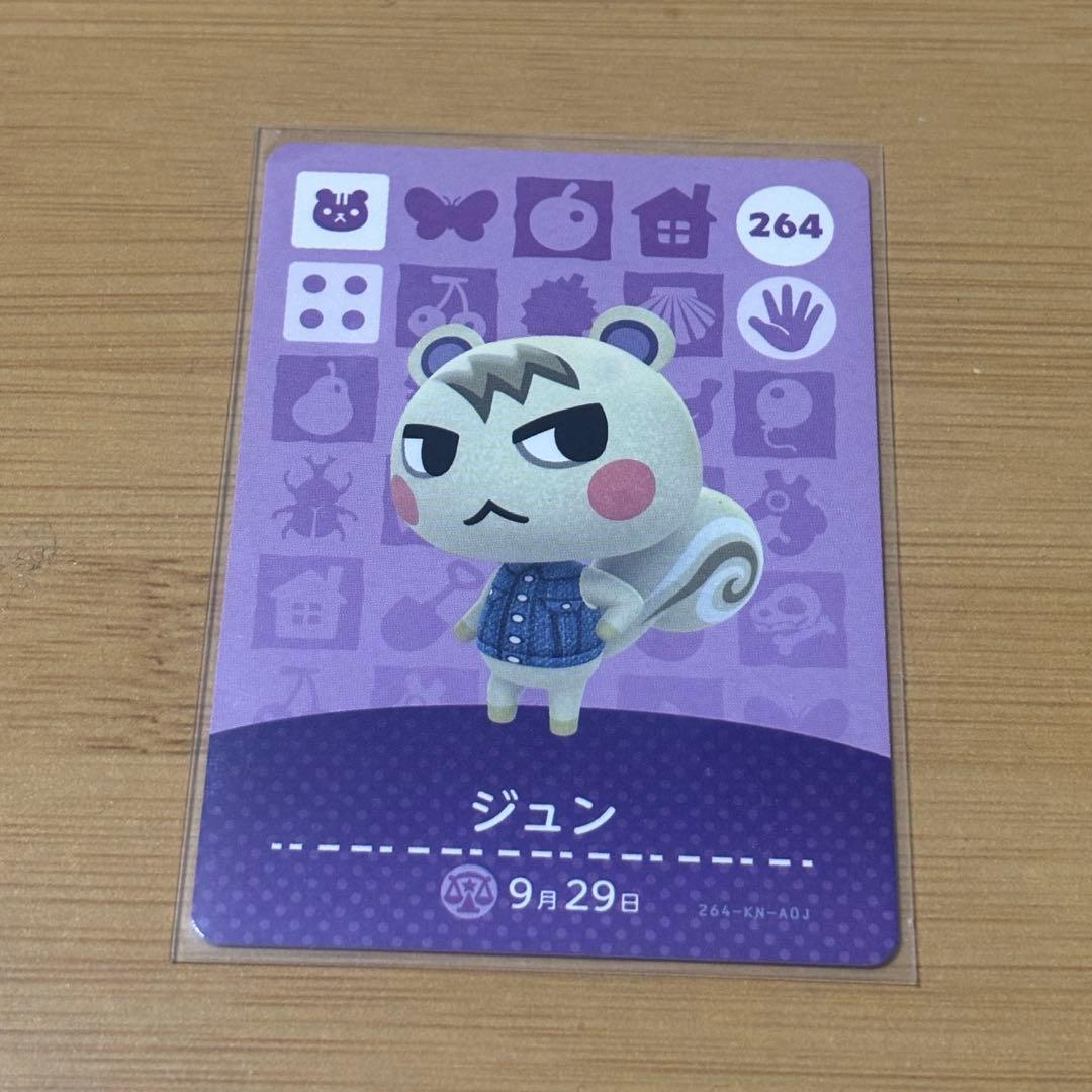 あつまれどうぶつの森 amiiboカード ジュン - メルカリ