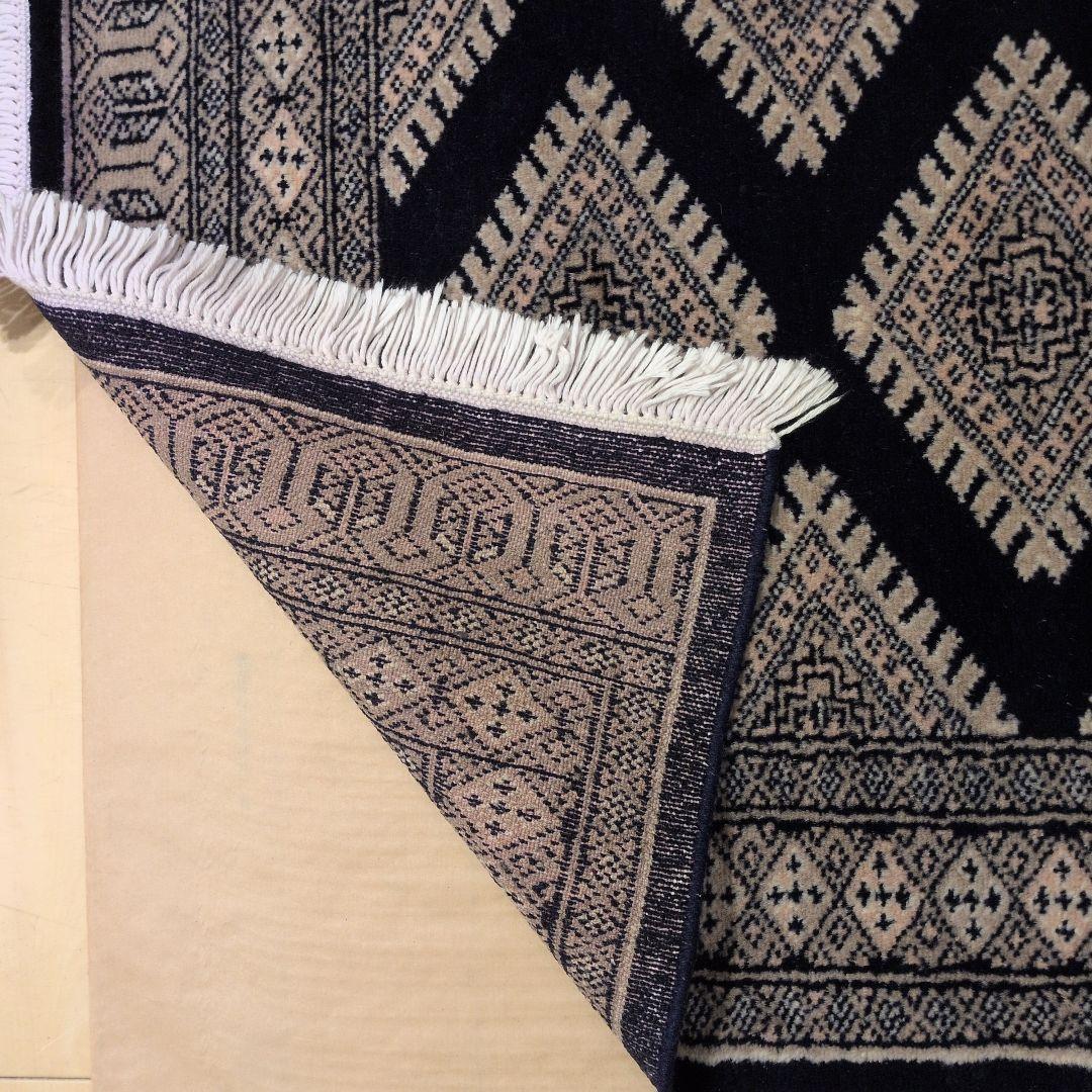 77x122cmパキスタン手織りマット(319)ギャッベ・ペルシャ・じゅうたん