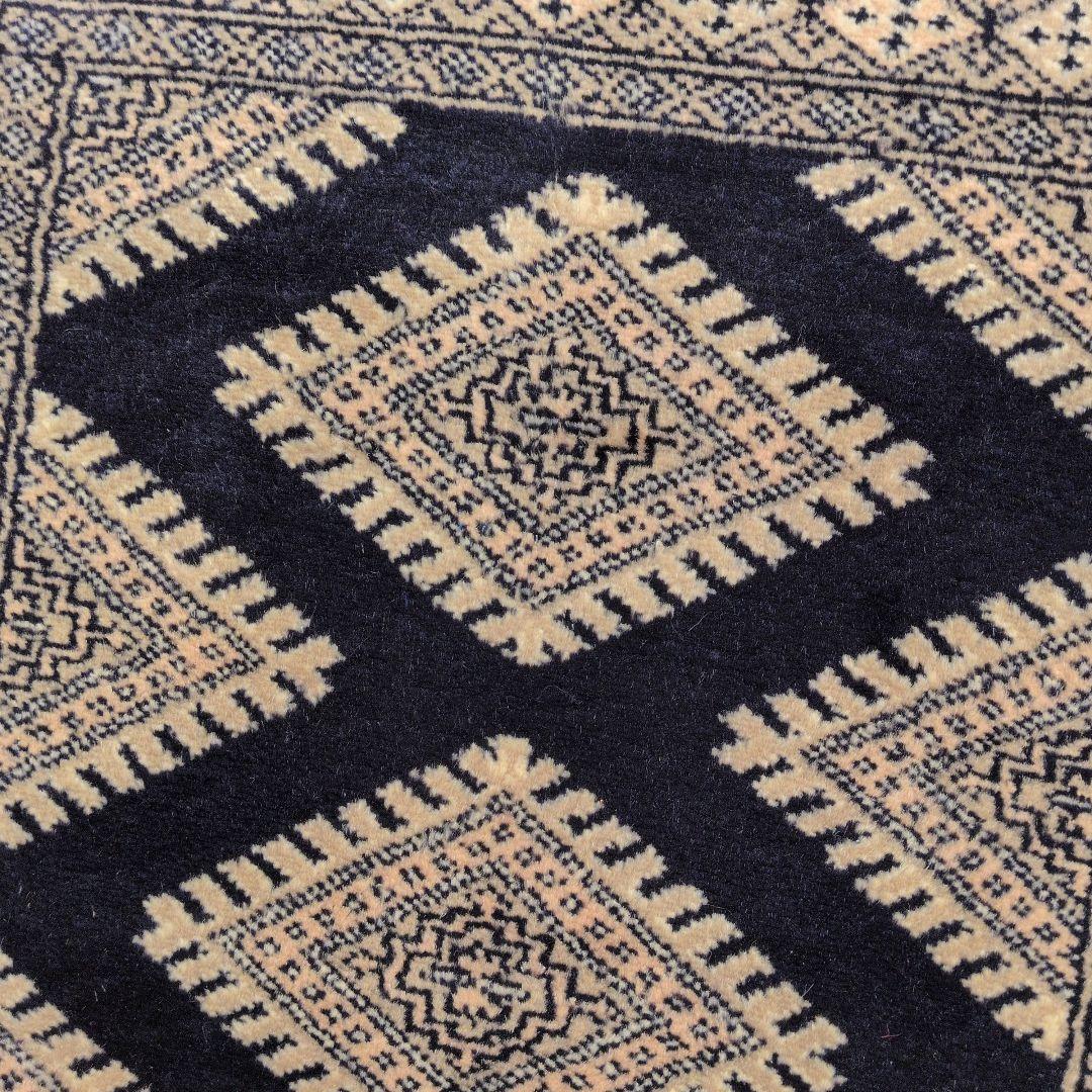 77x122cmパキスタン手織りマット(319)ギャッベ・ペルシャ・じゅうたん