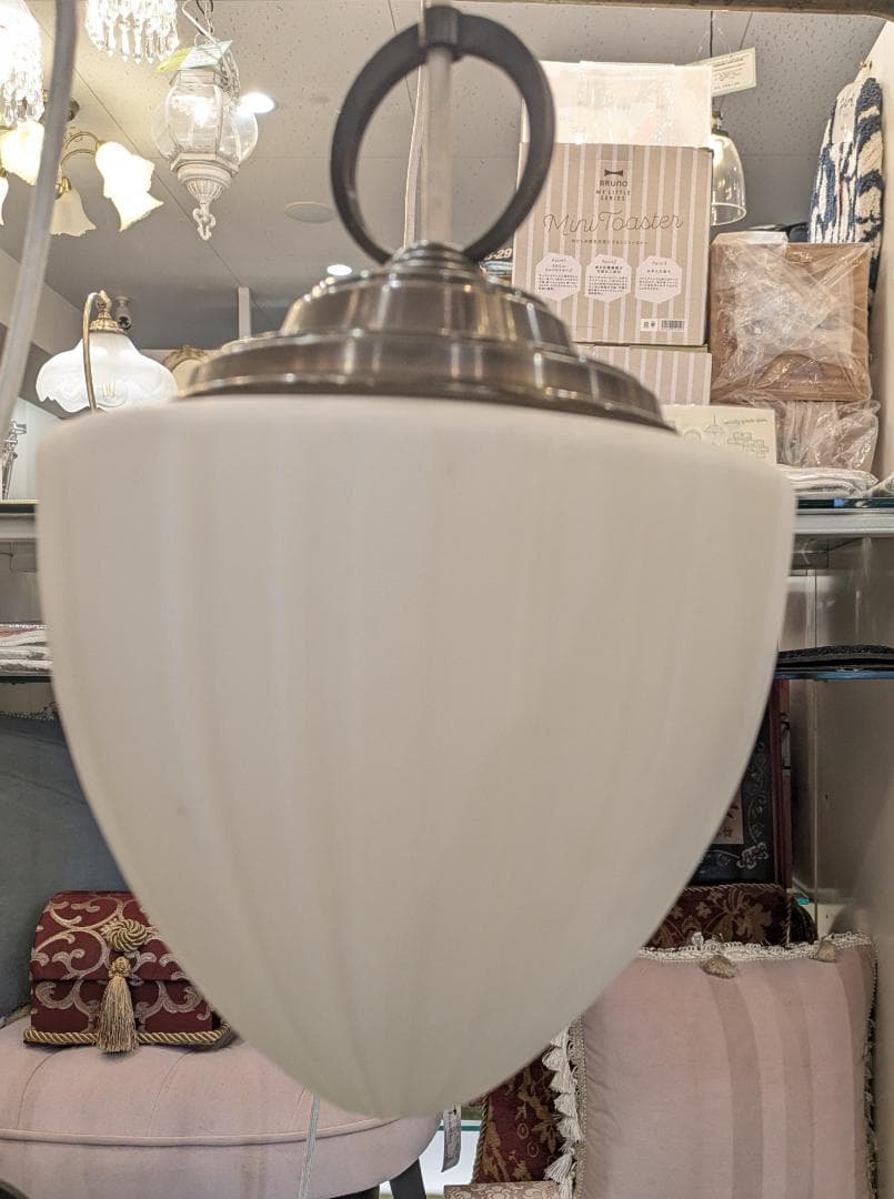 yamada 天井照明 吹き抜け 吊り下げ 3灯 ペンダントライト 照明 ガラス