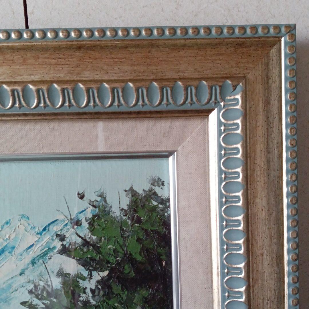 絵画 油絵 画家 早川周一 肉筆真画 F6 新装額縁