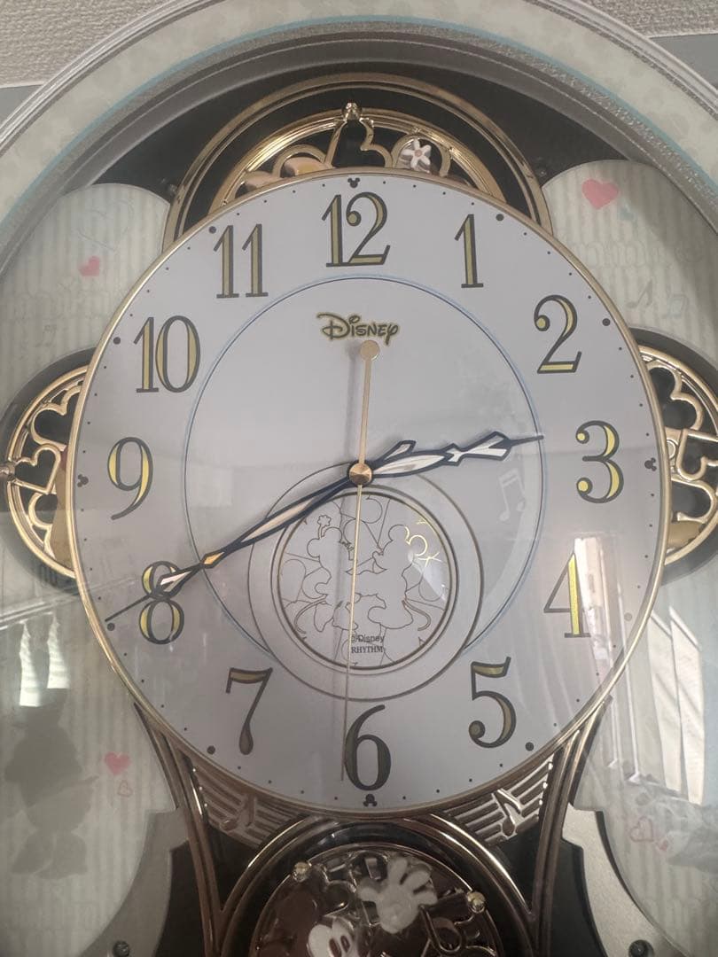 (値下げ受付けます！)RYTHEM からくり時計 ディズニー　リズム　掛け時計