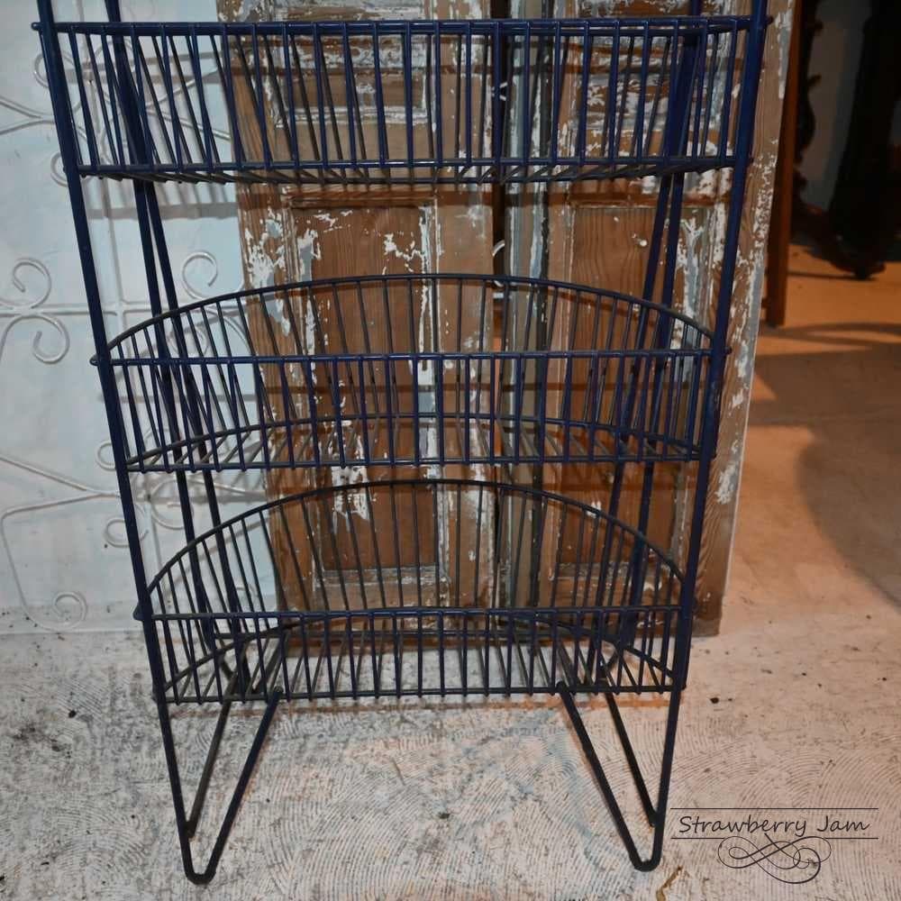 L3710-30-1 ヴィンテージ ベジタブルラック 収納 ワイヤーバスケット