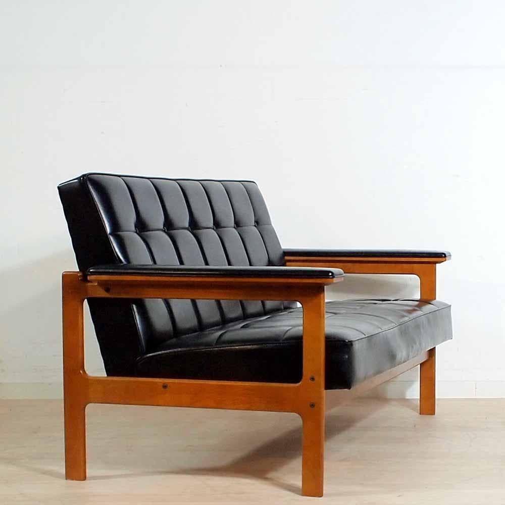 オールドカリモク 2人掛けソファ ワイドアーム Kチェア ZR24349