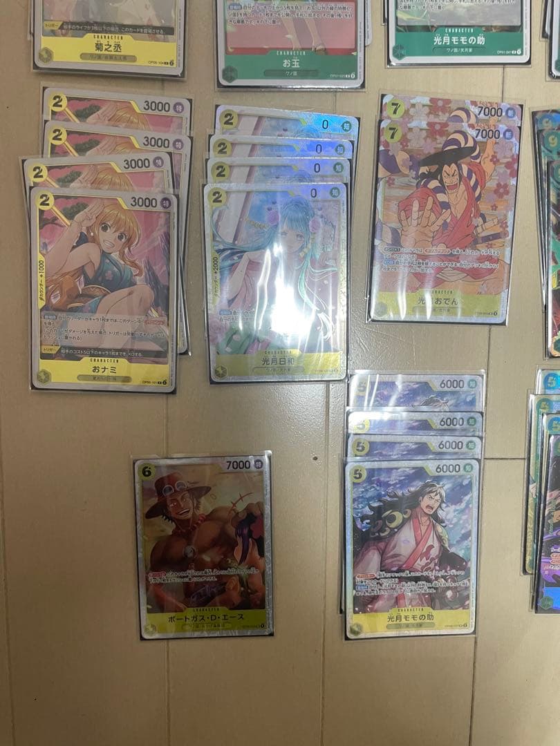 ワンピースカード。和の国デッキパーツ！！48枚まとめ売り！どんカード