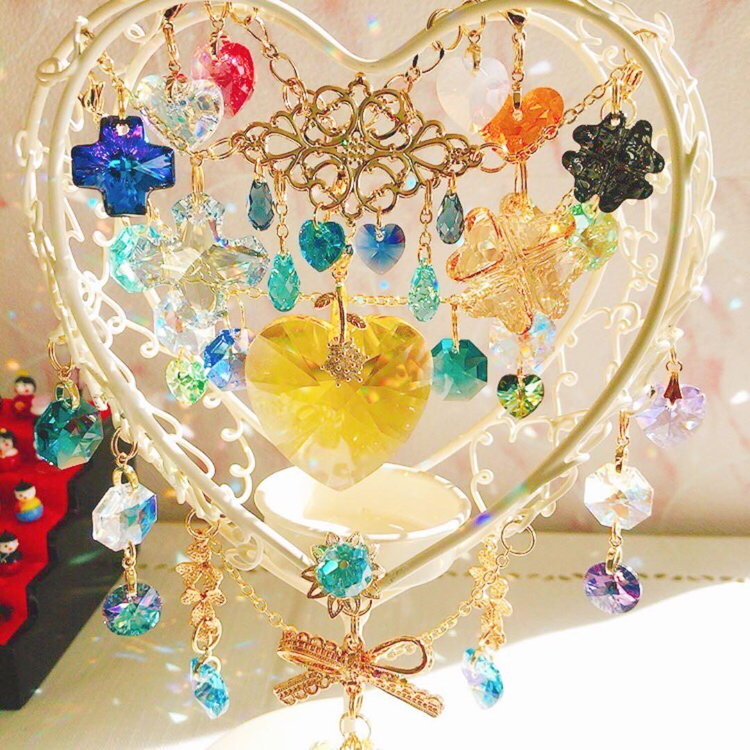 さーちん☆ハート❤︎ ❤︎ ❤︎スタンド付きサンキャッチャー✧♡