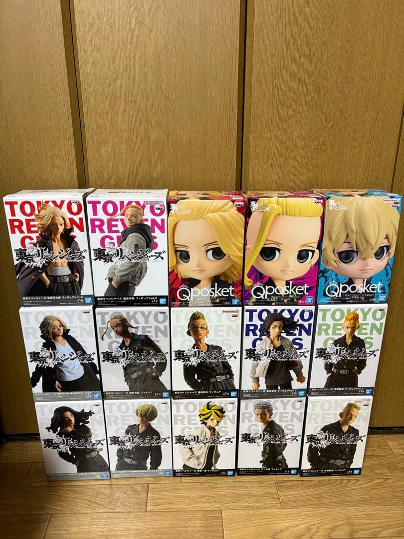 東京リベンジャーズフィギュア 15体セットまとめ売り - メルカリ