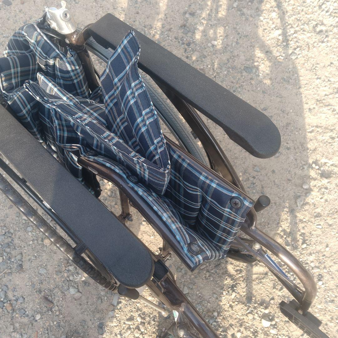 WAVIT 車椅子用アクセサリー ブラウン チェック柄