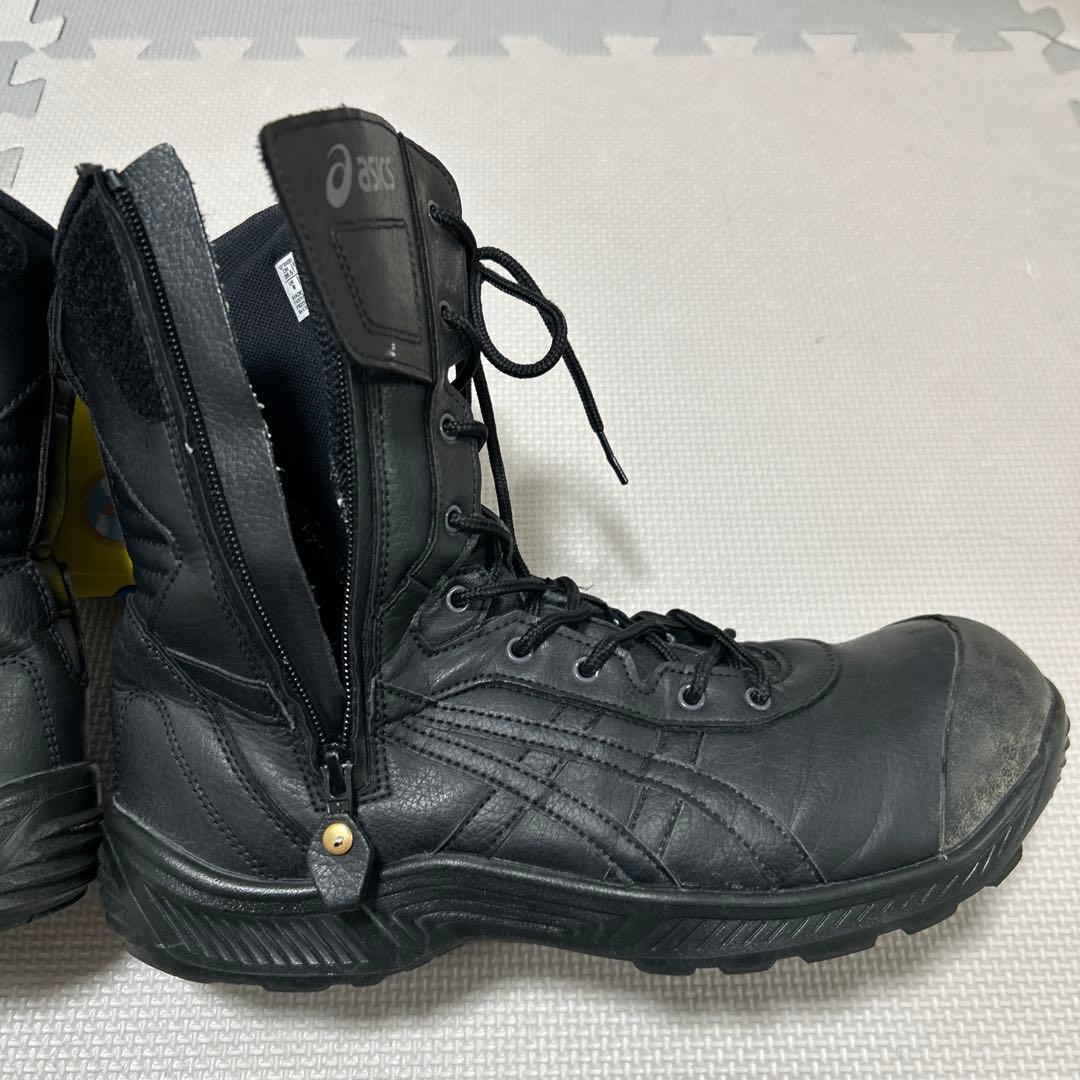 アシックス 安全靴 ブーツ ウィンジョブCP405ブラック 26.5cm