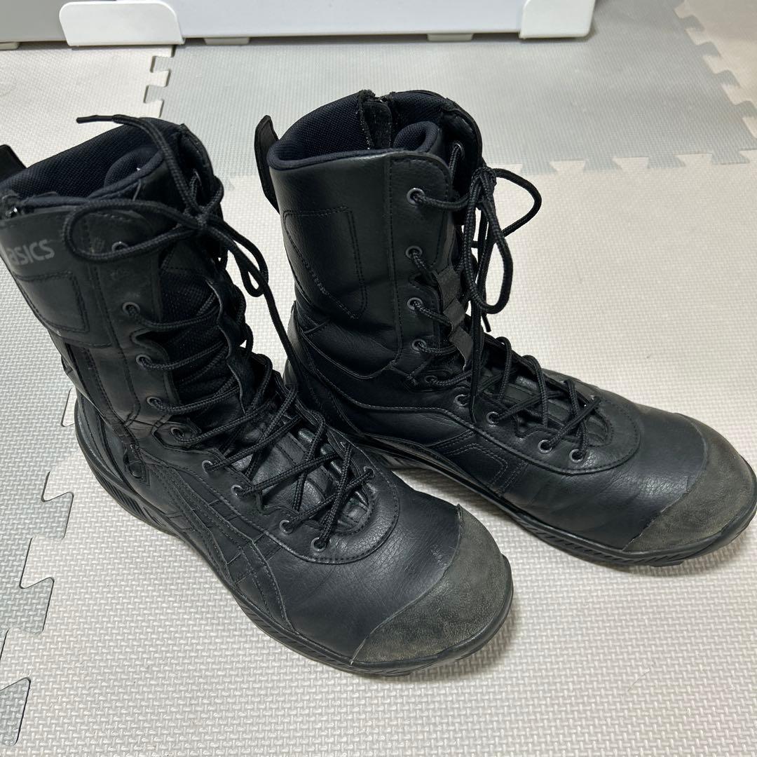 アシックス 安全靴 ブーツ ウィンジョブCP405ブラック 26.5cm