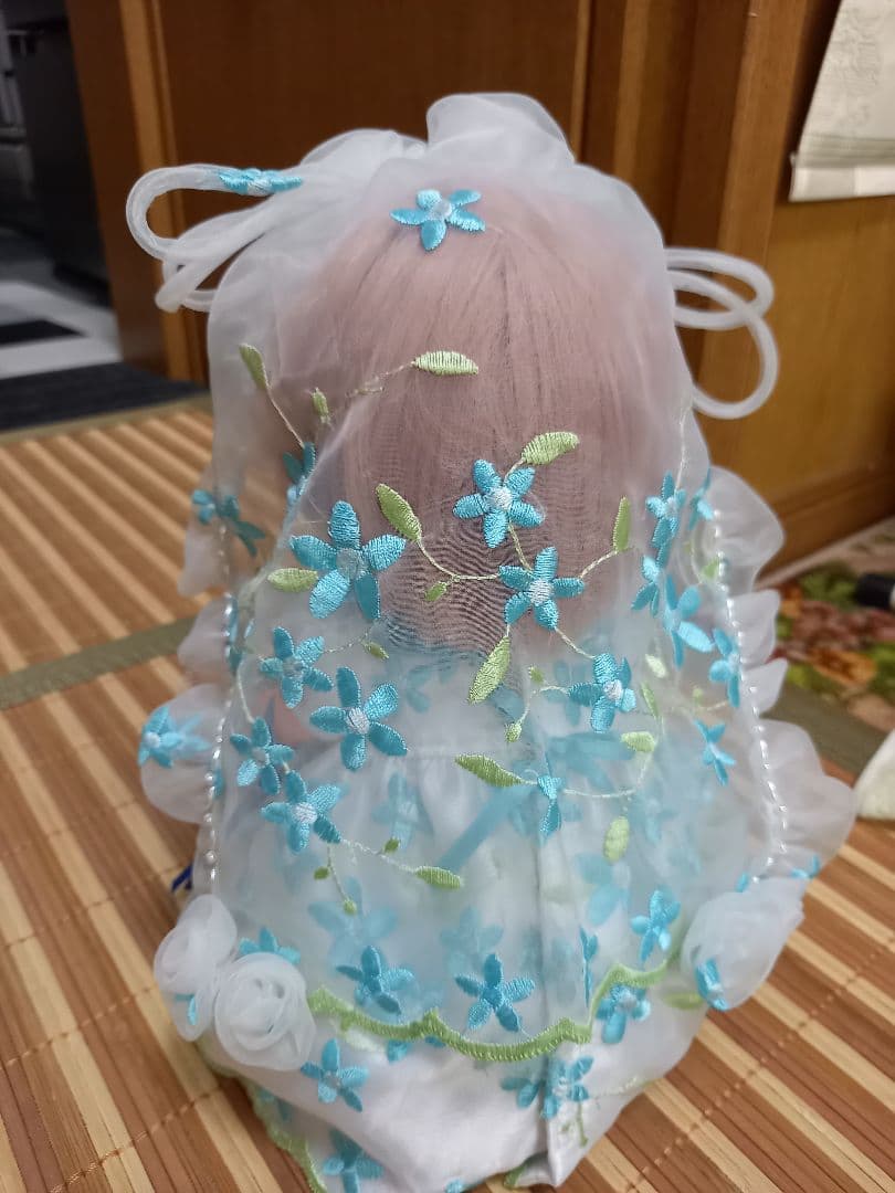 ハンドメイド メルちゃん ウェディングドレス