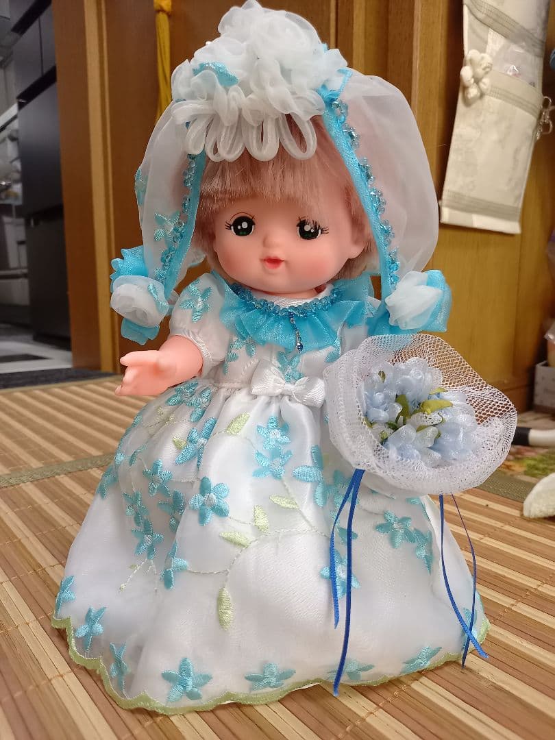 ハンドメイド メルちゃん ウェディングドレス