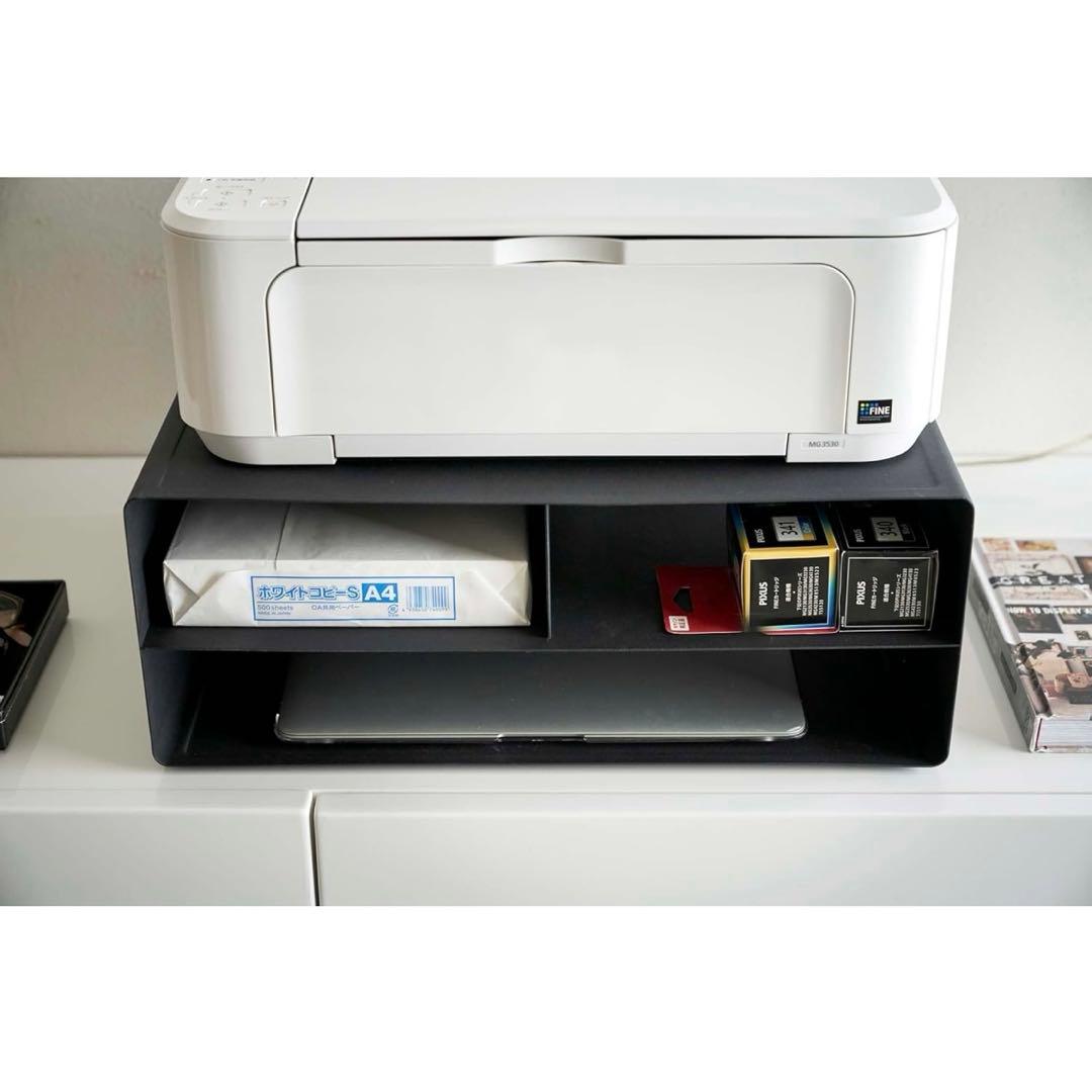 [新品未使用] 山崎実業(Yamazaki) tower プリンター収納ラック