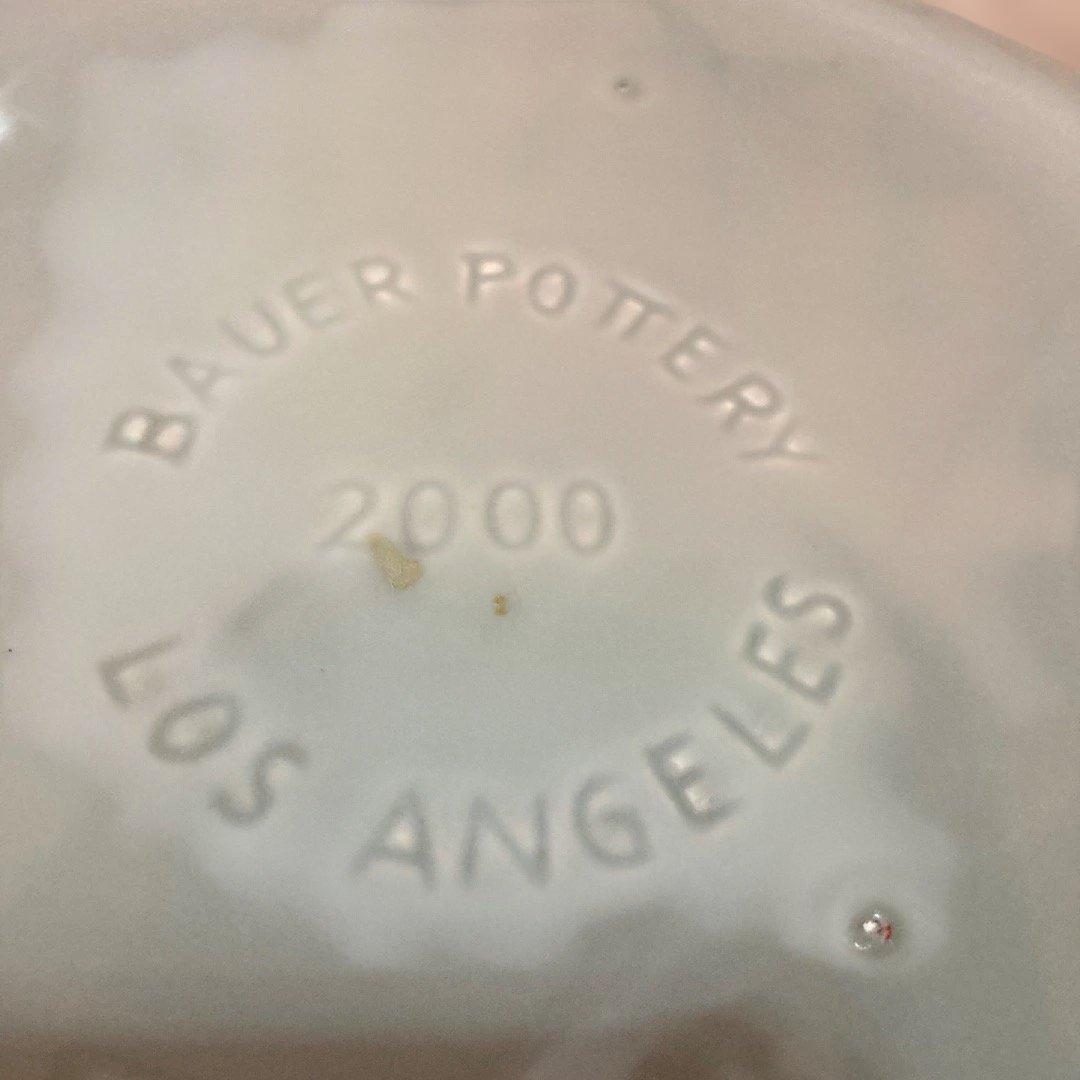 ★まとめ買いでお値引No.71★2色3枚セット★バウアーポッタリー プレート