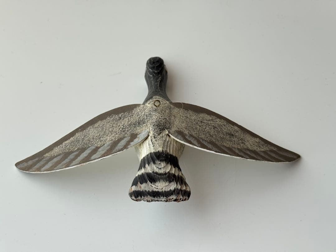 ヴィンテージ アメリカ 木製 鳥 モビール デコイ 水鳥