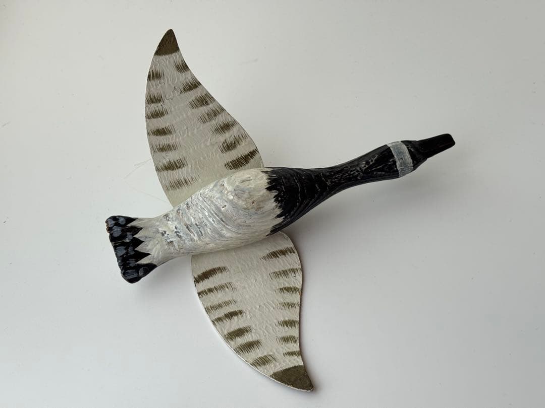 ヴィンテージ アメリカ 木製 鳥 モビール デコイ 水鳥