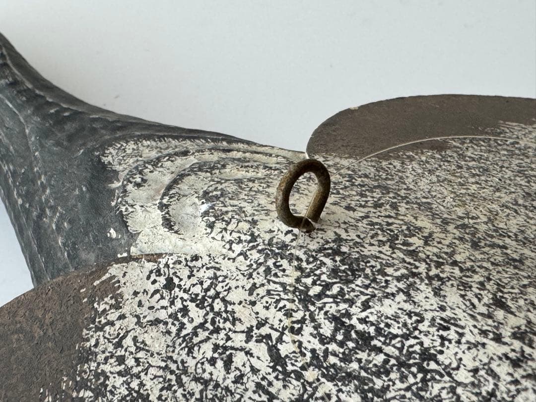 ヴィンテージ アメリカ 木製 鳥 モビール デコイ 水鳥