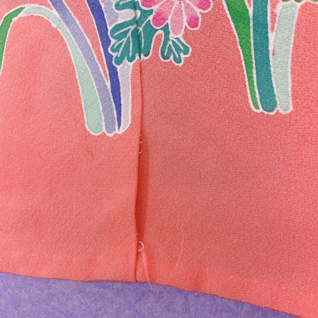 ★4036★ 子供着物 七五三 女の子 四つ身 襦袢付き