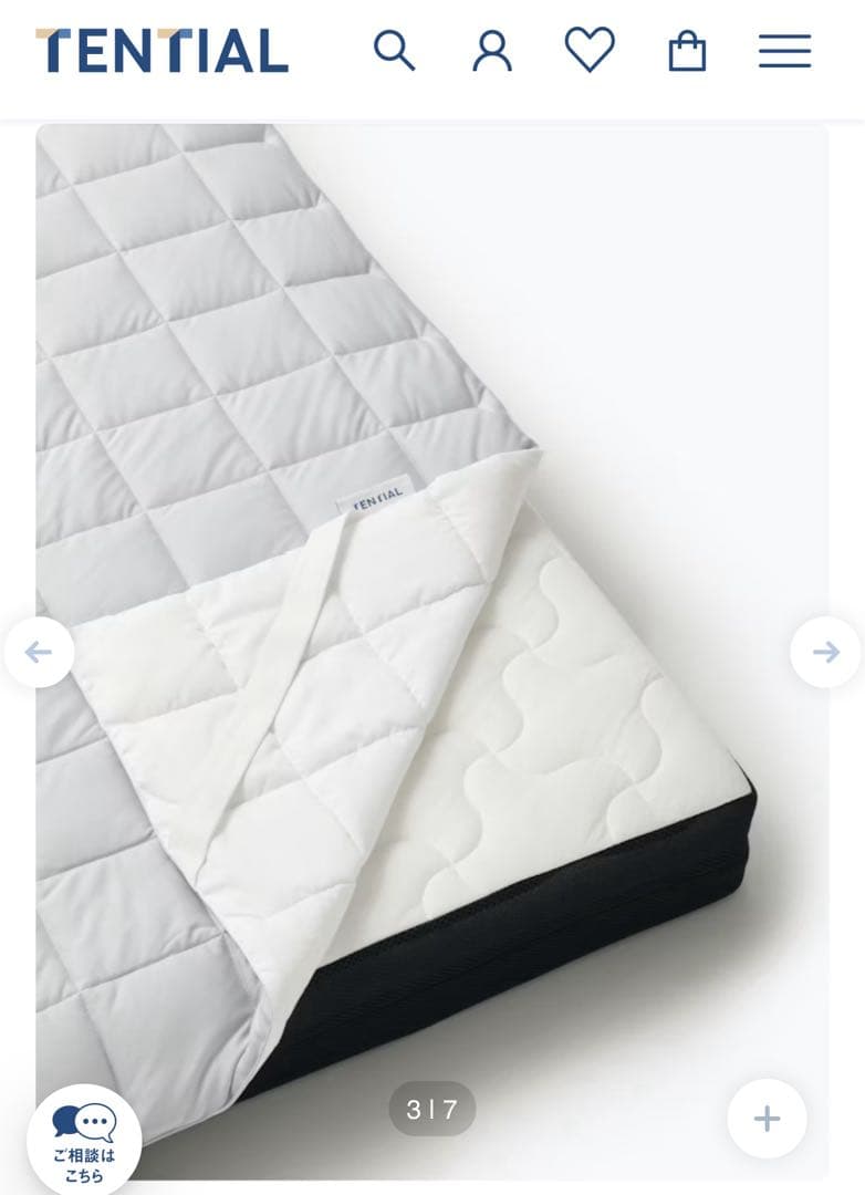 送料込 BAKUNE Bed Pad All Seasons 敷きパッド