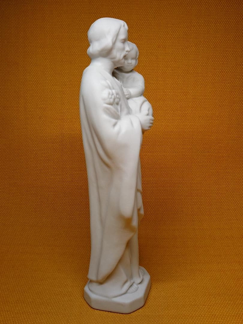 宗教美術　イエス　キリスト　白磁　置物　インテリア　工芸品　美術品　A2875