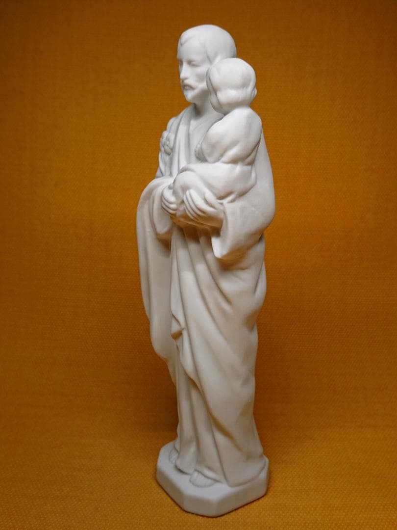 宗教美術　イエス　キリスト　白磁　置物　インテリア　工芸品　美術品　A2875