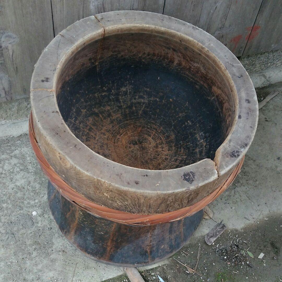 臼　餅つき　レトロ　50×50センチ