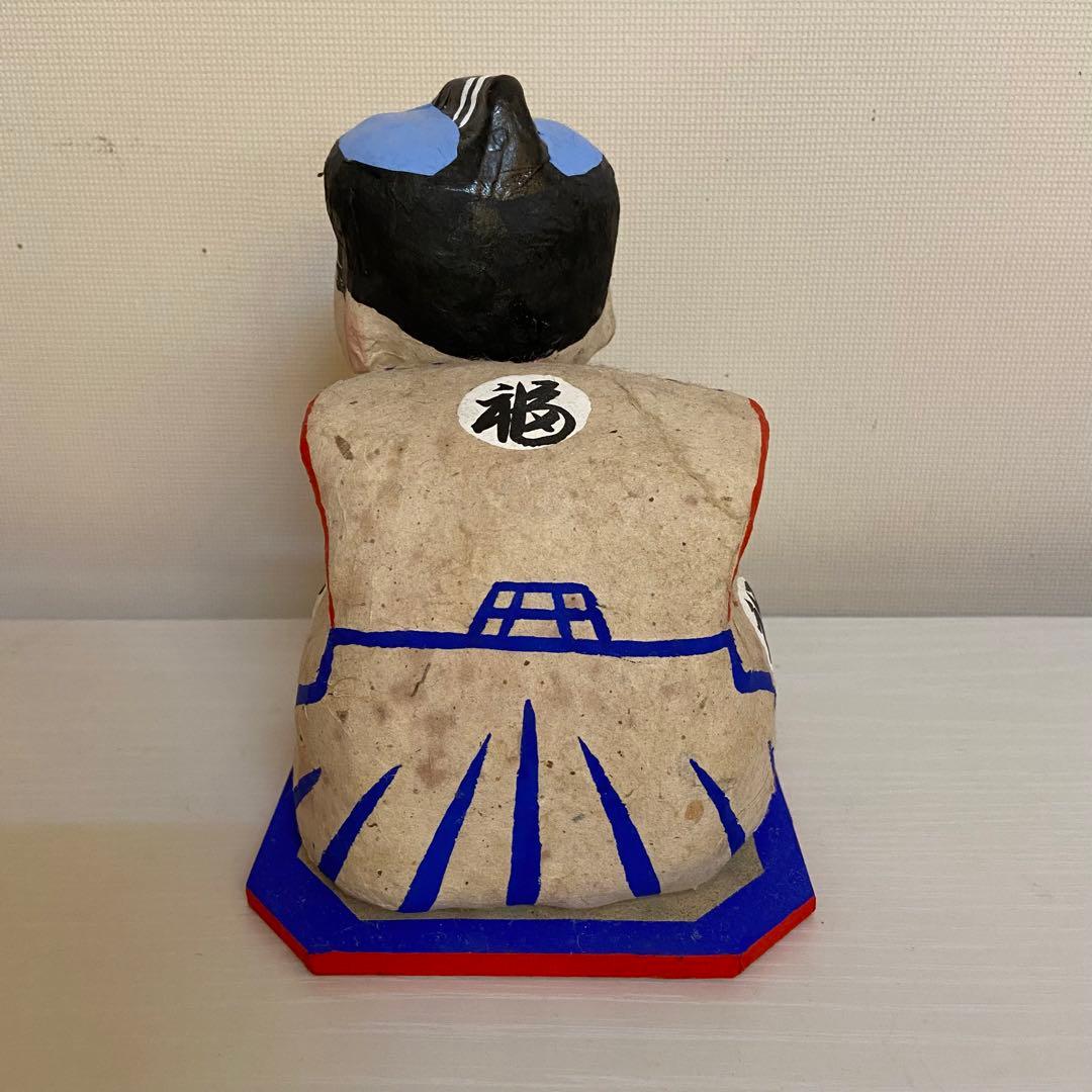 【郷土玩具】廃絶　会津張子　いがらし民藝　福助