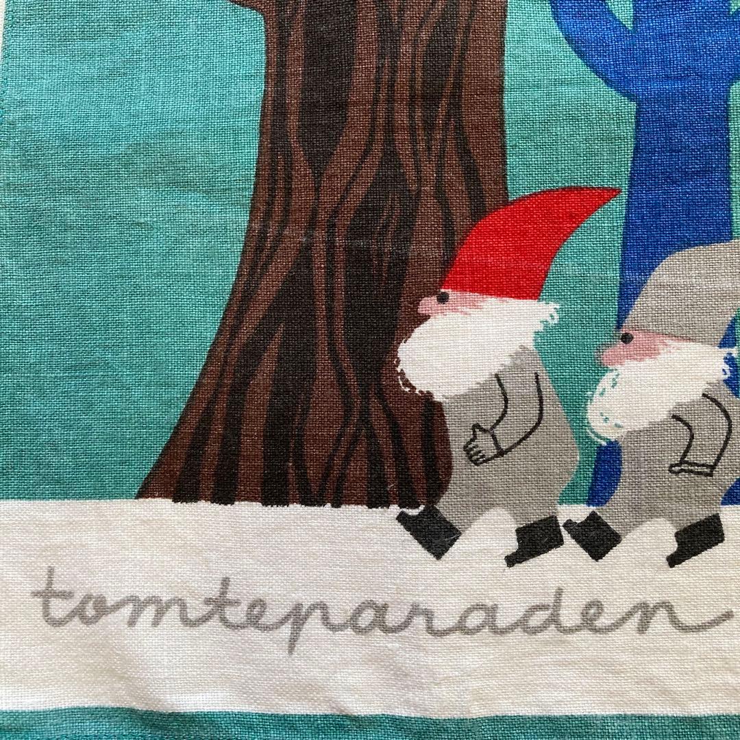 【美品】Jerry Roupe トムテの行進 北欧ビンテージ タペストリー