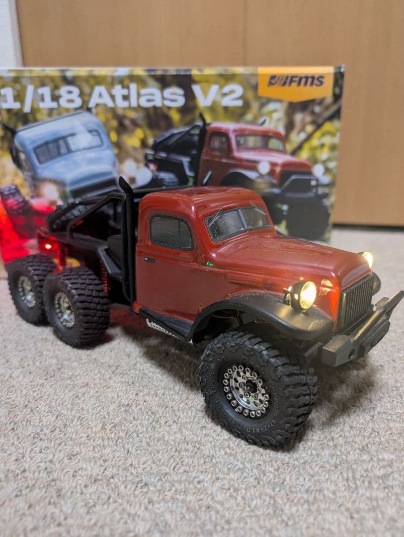 FMS Atlas 6x6 v2 6輪駆動RCクローラー