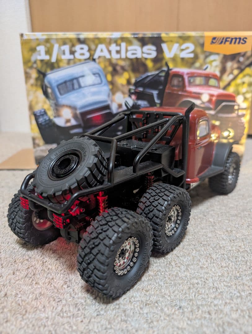 FMS Atlas 6x6 v2 6輪駆動RCクローラー