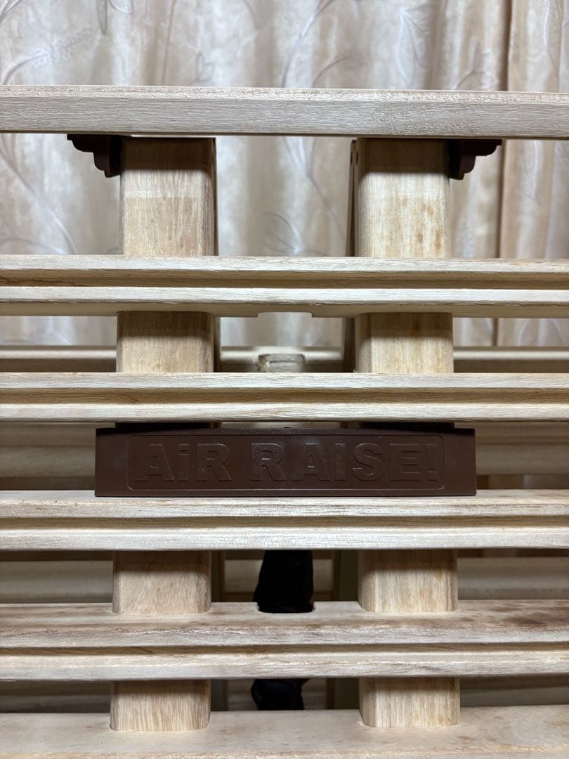 すのこベッド　折りたたみ　シングル　桐すのこ　みやび格子　簡単布団干し