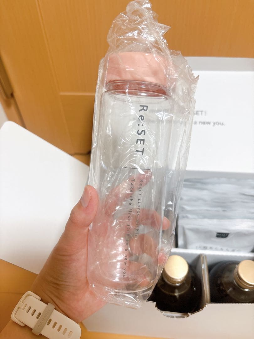 【新品】Re:SET ファスティング酵素ドリンク 500ml + 専用ボトル