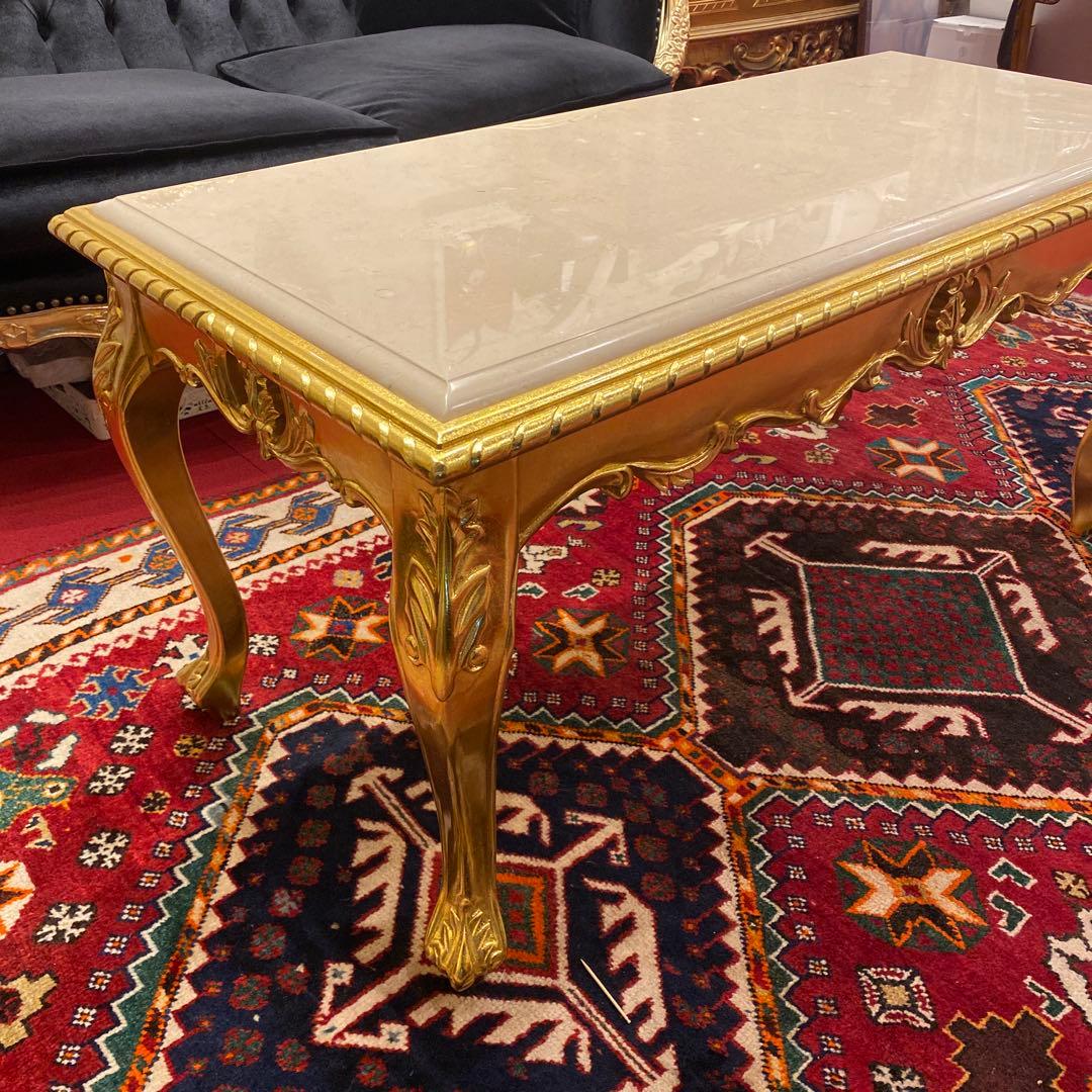 ゴールドクラシックセンターテーブル　引き取り限定　名古屋市