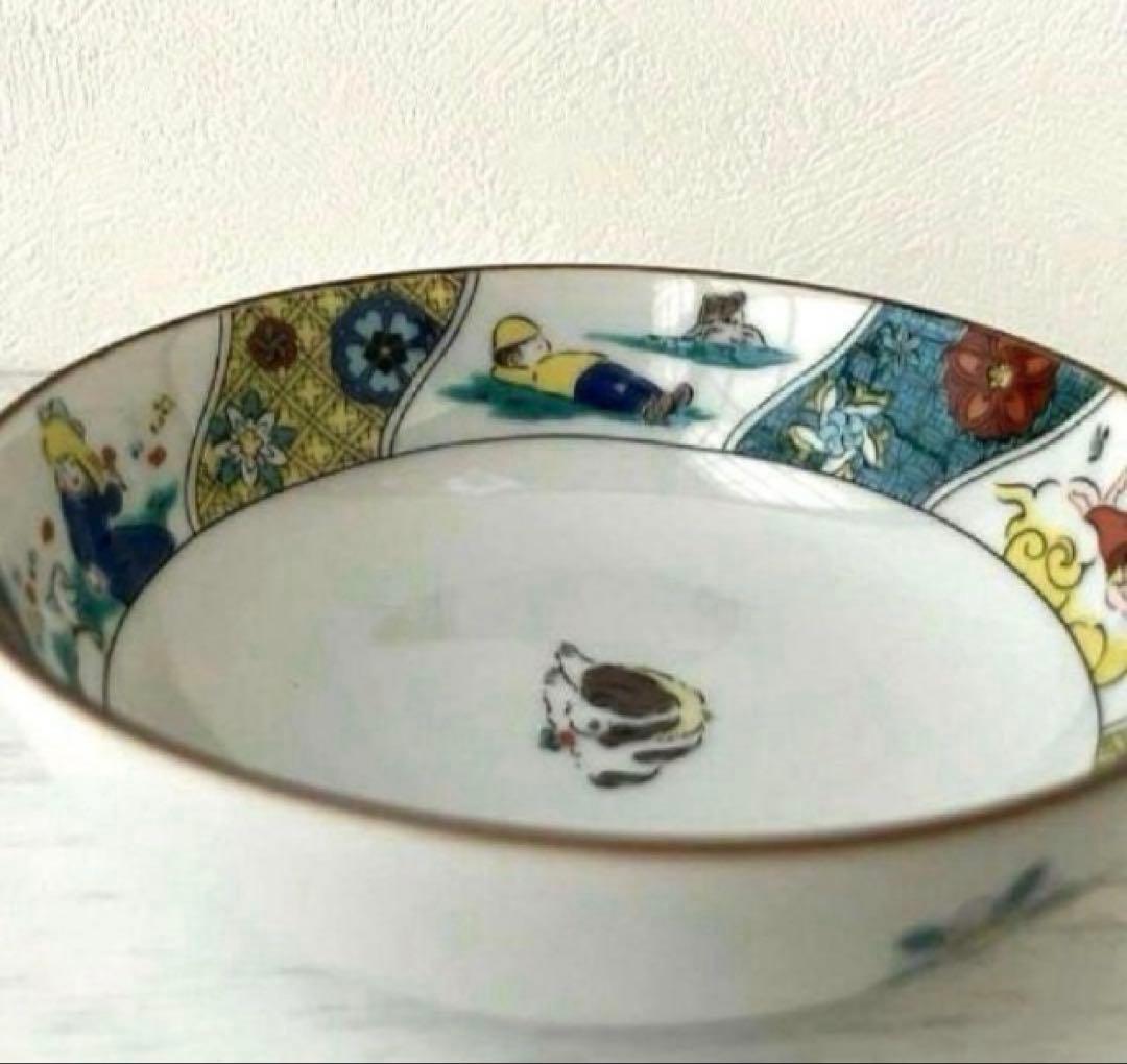 新品　九谷焼　アルプスの少女 ハイジ　12.2cm 鉢　B　和食器　取り皿