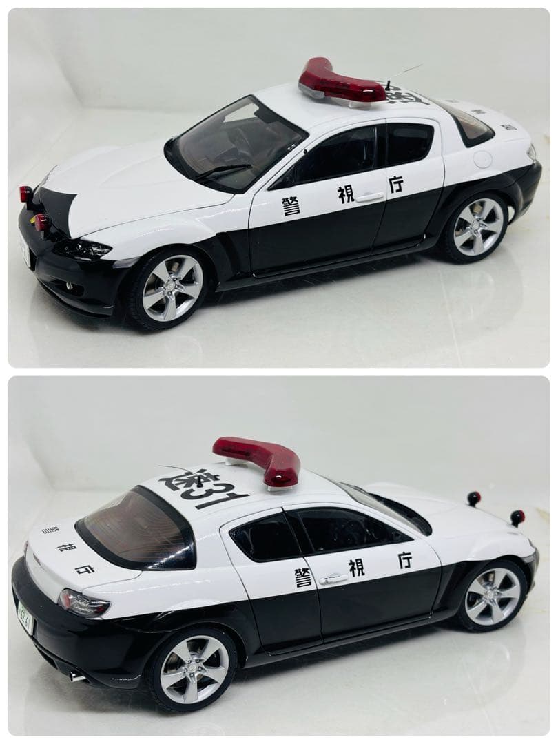 C*e様 1/18 AUTOartオートアート MAZDA RX-8 高速隊パト - メルカリ