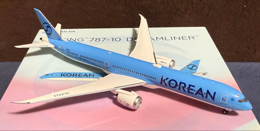 大韓航空 B787-10 新塗装 1/400 飛行機模型