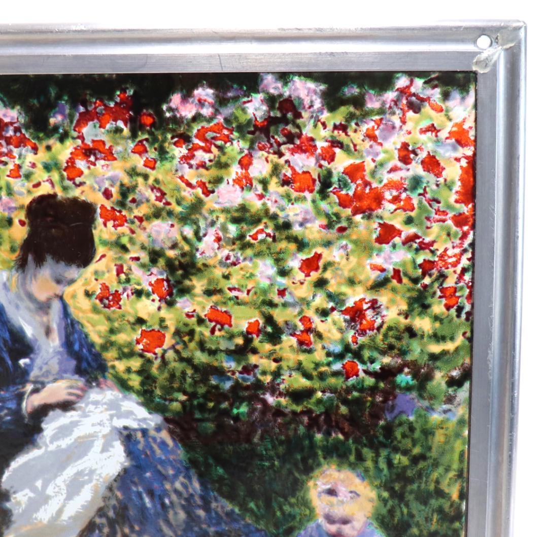 モネ夫人と子ども ヴィンテージ ステンドグラス クロード・モネ ボストン美術館