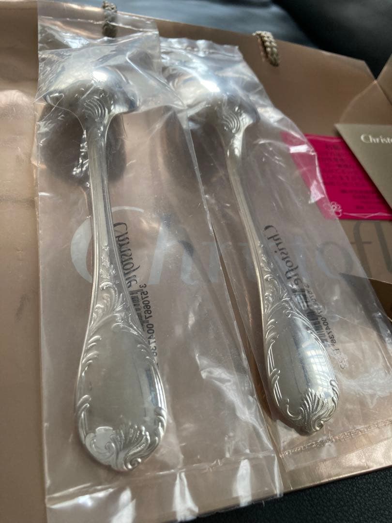 百貨店購入品　新品・未開封　クリストフル　マルリースタンダードスプーン　2本