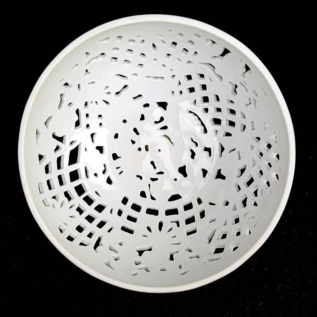 ●美品□ ヘレンド　31　透かし　ボンボニエール　箱つき　ファンタジー 1